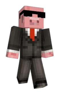 RidingPig Minecraft avatar full body