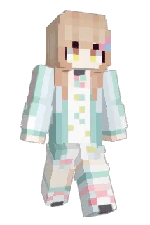 RiichiMahjong Minecraft avatar full body
