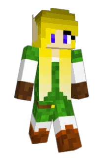 Rin7u7 Minecraft avatar full body