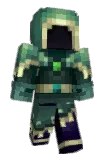 Riptiding Minecraft avatar full body