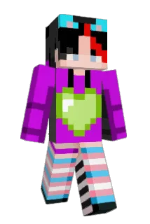 Rixgrlraven Minecraft avatar full body