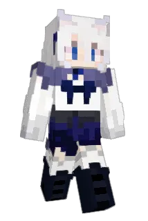 RizeVtuber Minecraft avatar full body