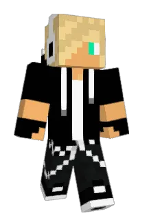 RoberDuck Minecraft avatar full body