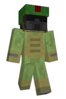RoboPyro Minecraft avatar full body