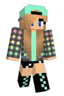 Robocopgirl Minecraft avatar full body
