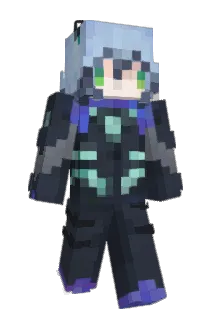 Rockm4n Minecraft avatar full body