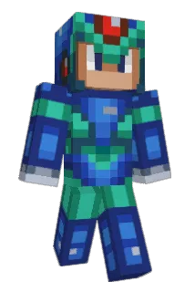 RockmanX2 Minecraft avatar full body