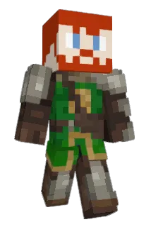 Roosterbutt Minecraft avatar full body