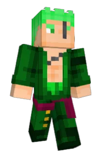 RoronoaxZoro Minecraft avatar full body