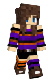RoseQuinzel Minecraft avatar full body