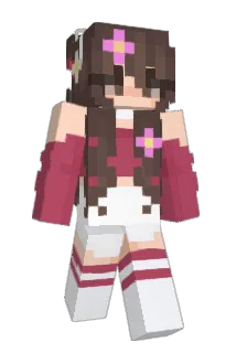 RosesBurning Minecraft avatar full body