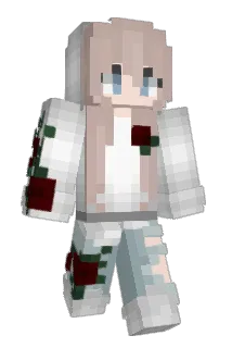 Rosete Minecraft avatar full body
