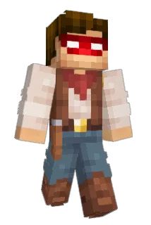 Rotpilz Minecraft avatar full body