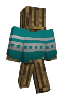 Routless Minecraft avatar full body