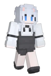 Royal_grey_cat Minecraft avatar full body