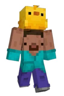 Rozbryqany Minecraft avatar full body