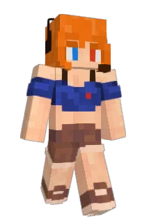 Rubisorange Minecraft avatar full body