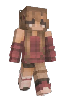 RueFace Minecraft avatar full body