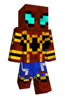 Rugbyspiderman Minecraft avatar full body