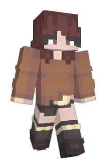 Rushblush Minecraft avatar full body