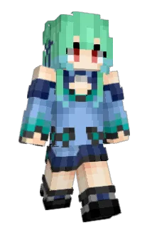 Rushia Minecraft avatar full body