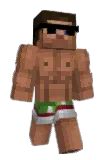 Rutgers Minecraft avatar full body