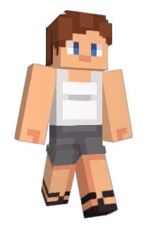 SILVER2REAL Minecraft avatar full body