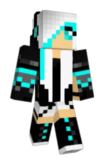 SPORT_GIRL_05 Minecraft avatar full body