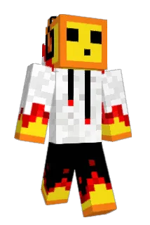 SRG_Flammable Minecraft avatar full body