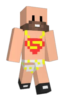 SUPER_MOUSTACHE Minecraft avatar full body