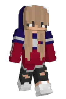 Sabotierte Minecraft avatar full body