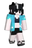SagiriVT Minecraft avatar full body