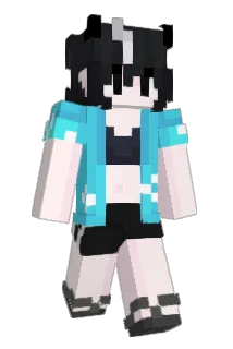 SagiriVT Minecraft avatar full body