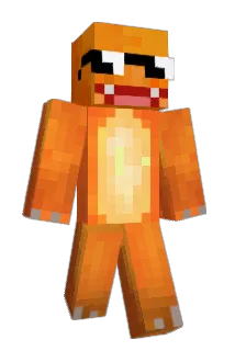 Salameche Minecraft avatar full body
