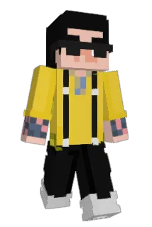 Sallamendre Minecraft avatar full body