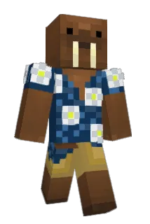 SalmonFish Minecraft avatar full body