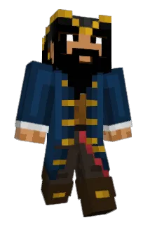 SaltyBlackbeard Minecraft avatar full body