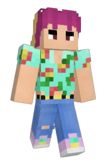 SamFlynnMC Minecraft avatar full body