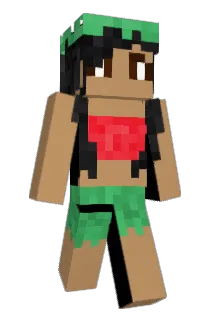 Samamfa Minecraft avatar full body