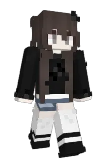 Samuraji Minecraft avatar full body