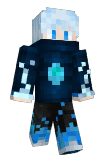SanTheBlueFox Minecraft avatar full body