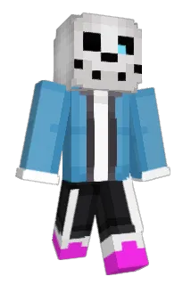 SansManss Minecraft avatar full body