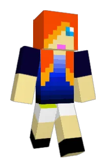 SaphireBlue34 Minecraft avatar full body