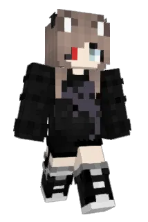 SapphicPunk Minecraft avatar full body