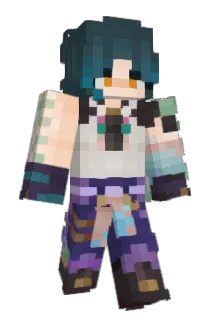 Saturhe Minecraft avatar full body