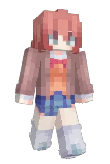 Sayoriya Minecraft avatar full body