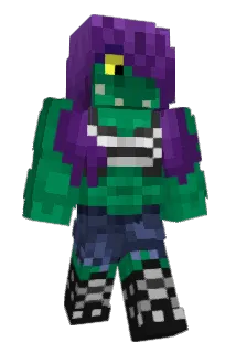 Scalylizardgirl Minecraft avatar full body