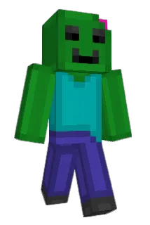 Scaring Minecraft avatar full body