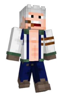 Schwebedeckel Minecraft avatar full body