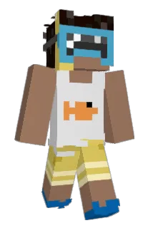 Scubaduber Minecraft avatar full body